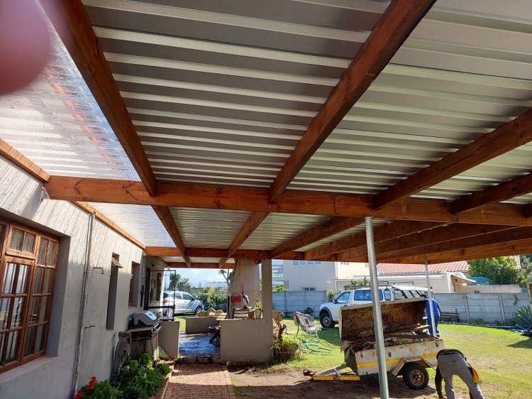 double timber carport in cape town
